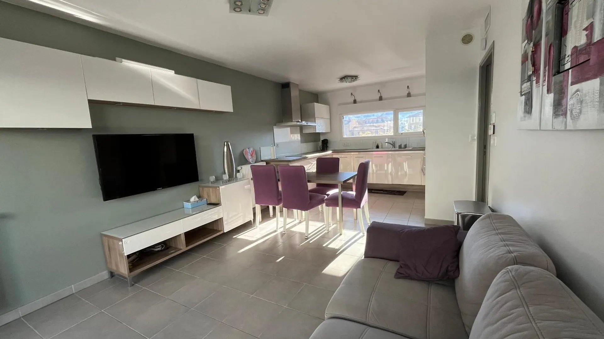 Appartamento 3 Pieces Central Au Pied De La Promenade Du Paillon Nizza